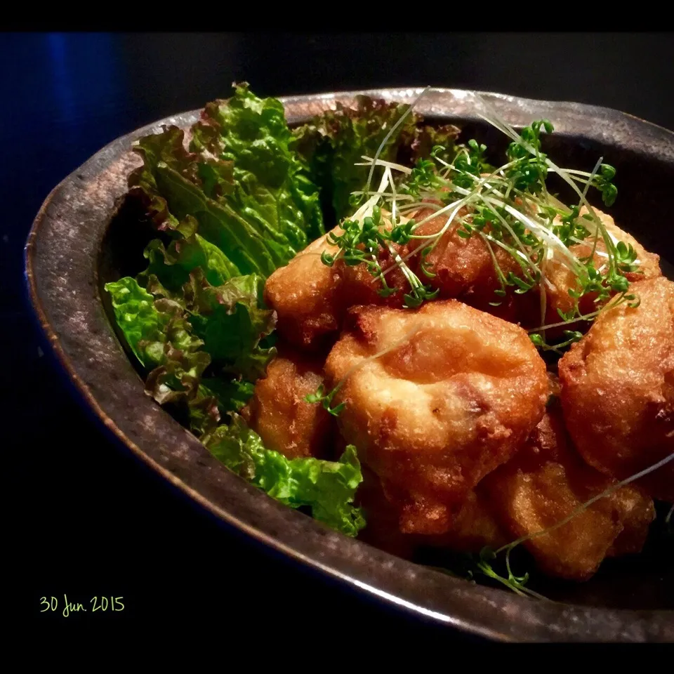 まるまさんのツナと豆腐の落とし揚げ♬|さわこさん