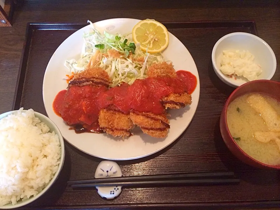 BBCポークカツレツ定食|市さん