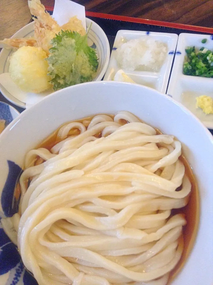 ちくたまぶっかけうどん（冷）@手打饂飩 寿庵（宮原）|Kazuya Miyukiさん