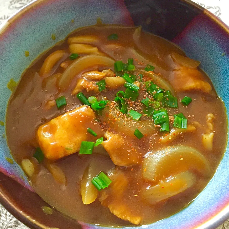 カレーうどん|カウンター嬢さん