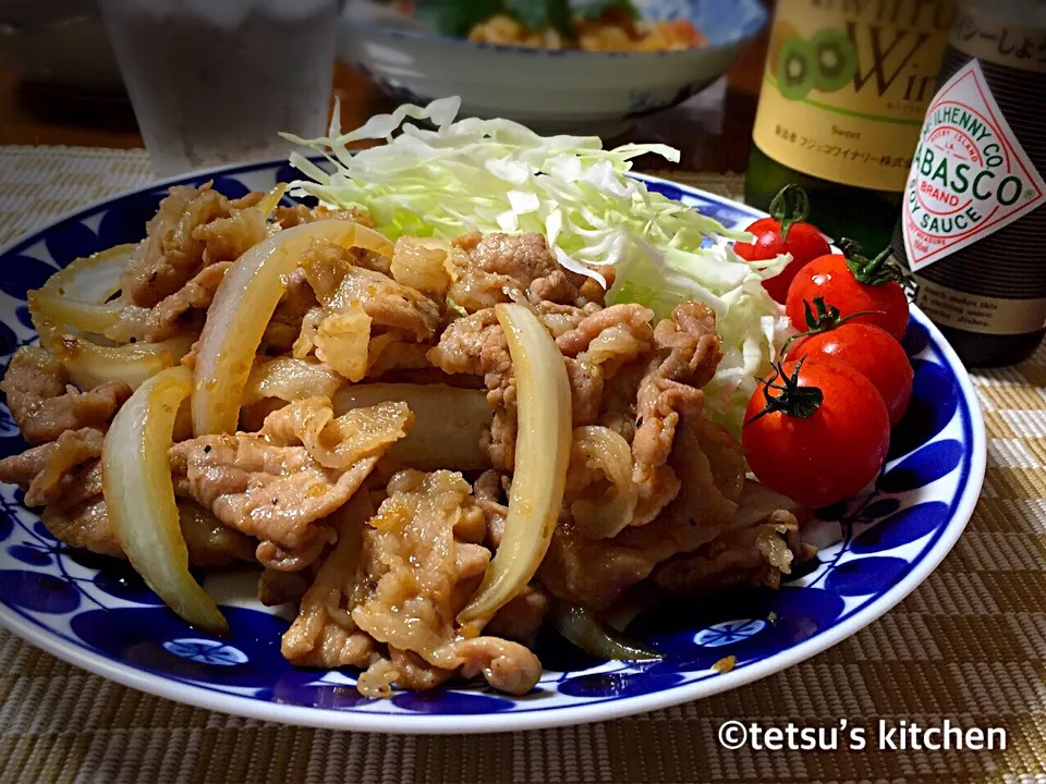 オヤジ特製☆豚肉しょうが焼き♪ シンプルながらメチャ旨ー！😄|TETSU♪😋さん