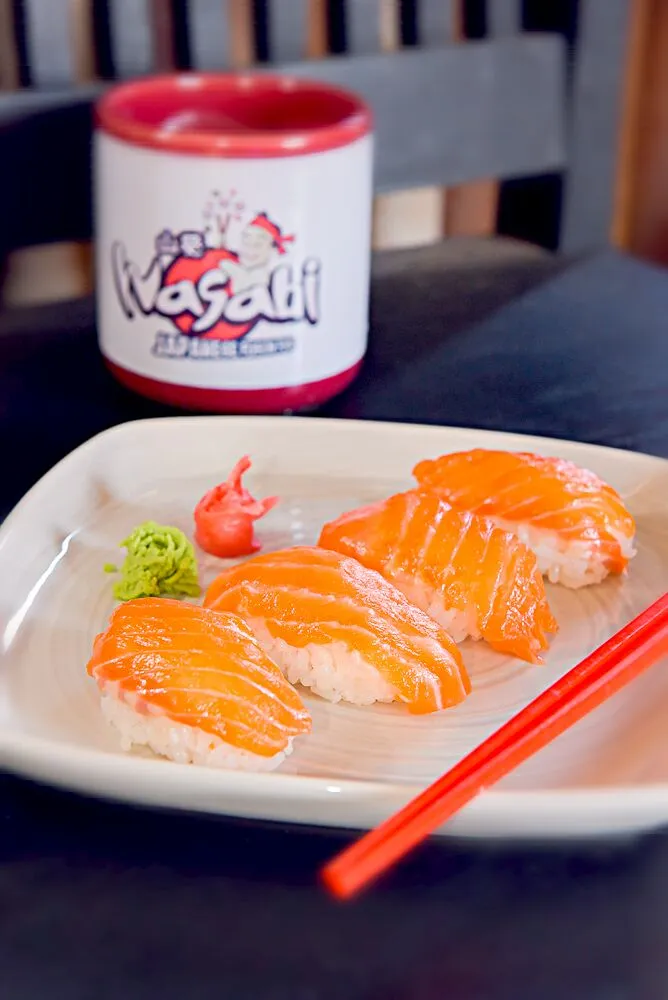 nigiri salmon|wasabiさん