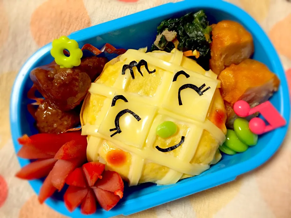 Snapdishの料理写真:メロンパンナちゃん弁当。|＊Ｃ＊さん