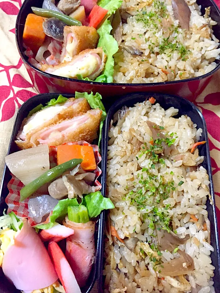 炊き込みご飯のお弁当|Emiさん