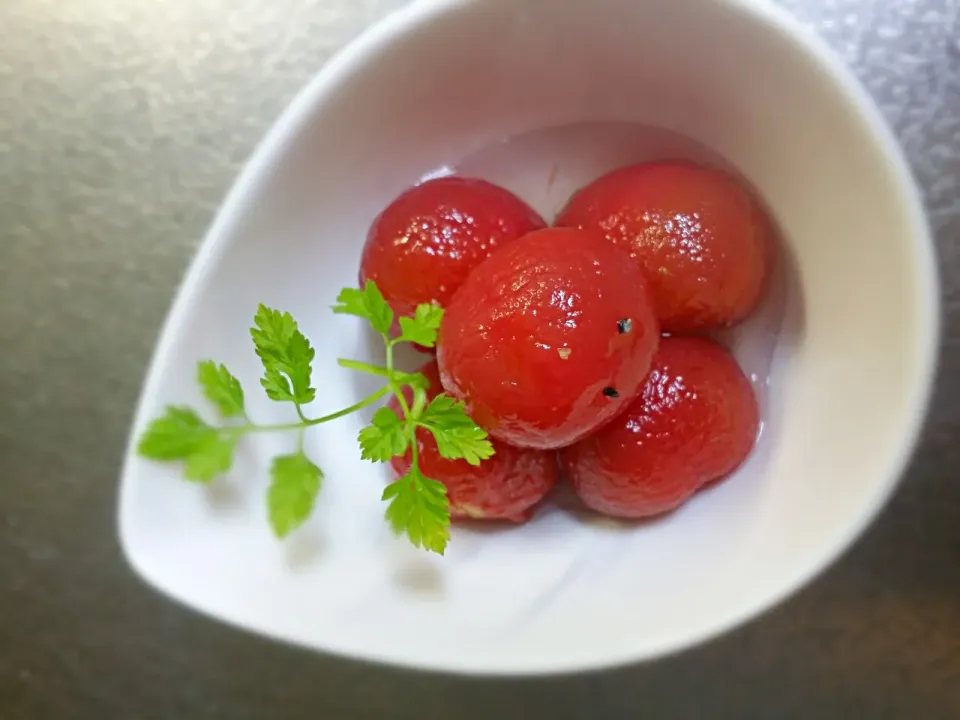 ミニトマトの蜂蜜ビネガー漬け|藤田 まり子さん