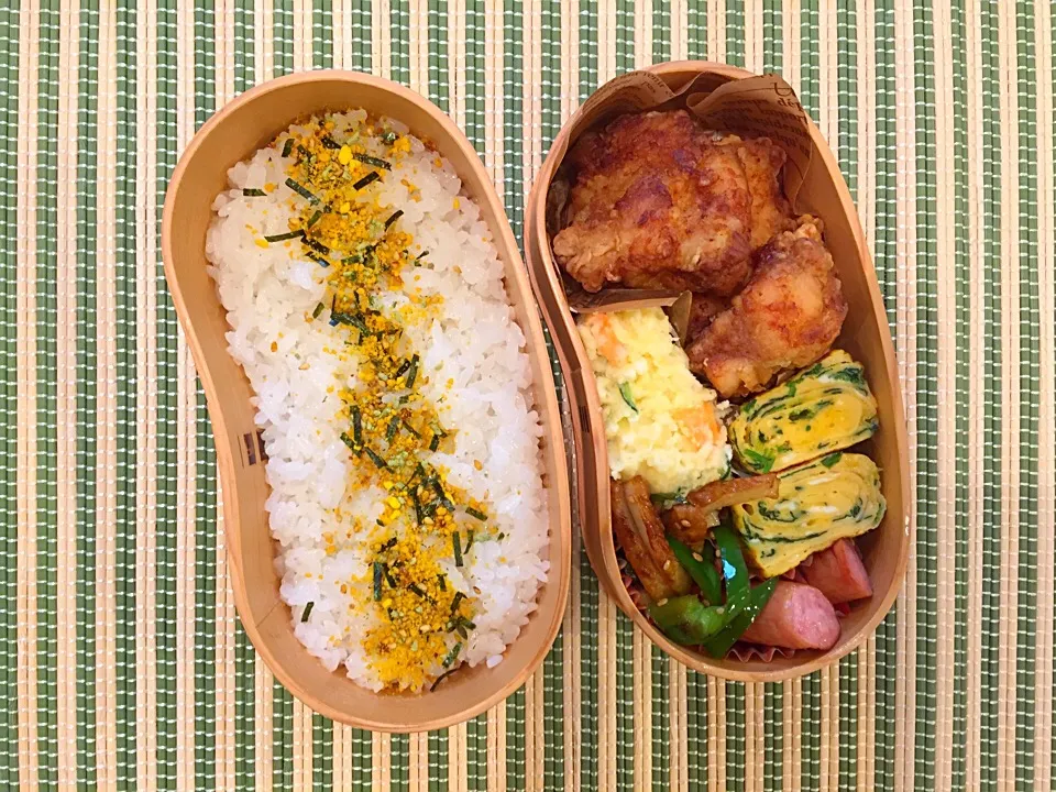 Snapdishの料理写真:唐揚げ弁当|Ayumi Tさん