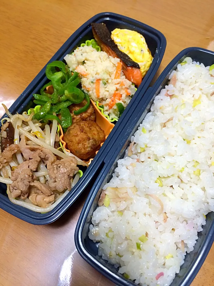 アジとミョウガの混ぜ寿司弁当|Sawaさん