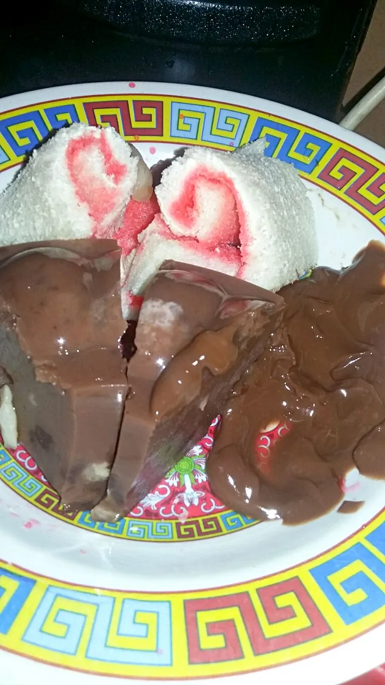 puding n vla coklat #indonesianfood|emiliaさん