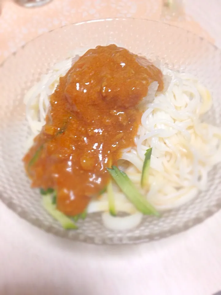 激辛坦々風そうめん|あやにん食堂さん