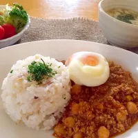 咲きちゃんさんの料理 フライパン一つで✨豚肉キーマカレー