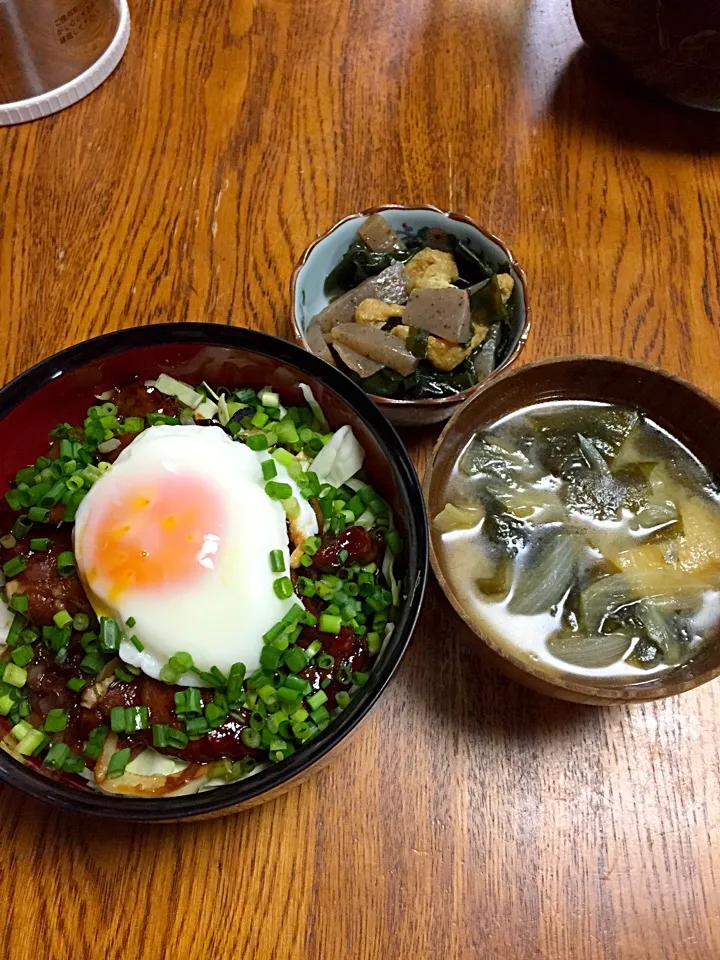 生姜焼き丼ボーチドエッグのせ♡|藤井順子さん