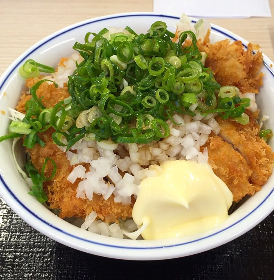 ねぎねぎチキンカツ丼|るみおんさん