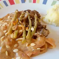 porkchops with mashed potatoes and some  boiled veges|sherry rodriguesさん