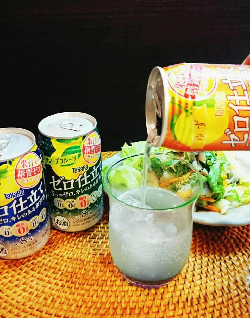 Snapdishの料理写真:薫 シメサバサラダで乾杯～🎵|ゆず( ˘ ³˘)♥さん