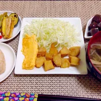 Snapdishの料理写真:高野豆腐で唐揚げ風♪|あぶぁさん