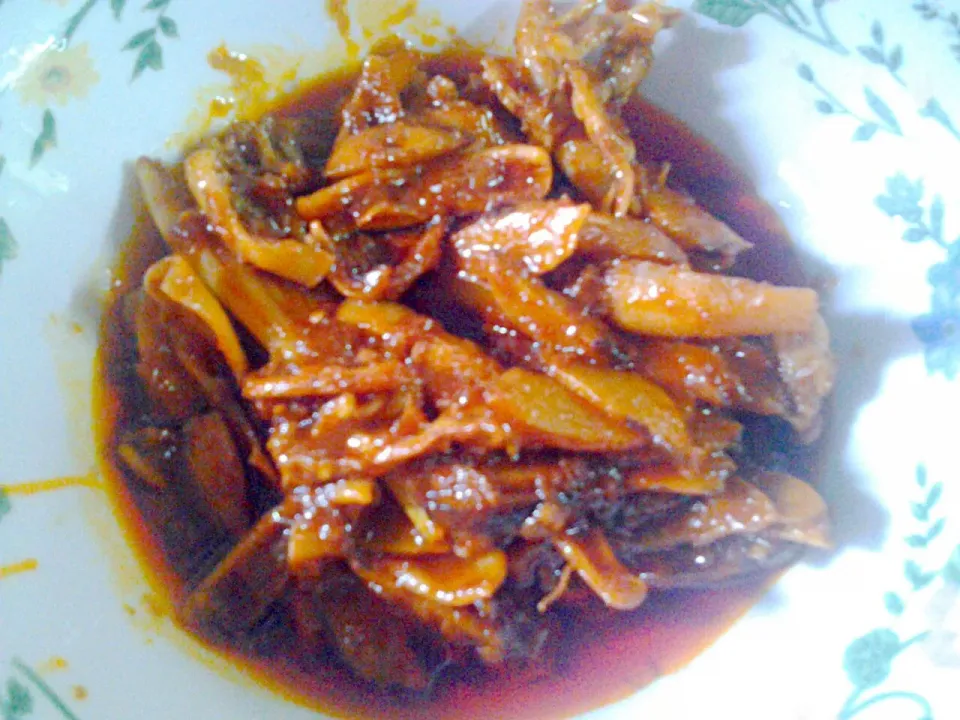 Sambal Jering Dengan Sotong Kering|FooDin'sさん