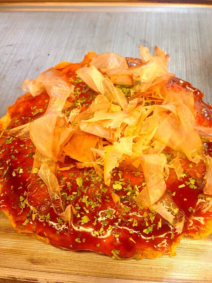 Pizza okonomiyaki! ピザ玉お好み焼き（≧∇≦）|Tanuさん