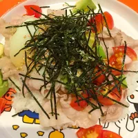 Snapdishの料理写真:クックパッドのアボカドと豚肉の簡単カフェ風丼|Tomoko Ueharaさん