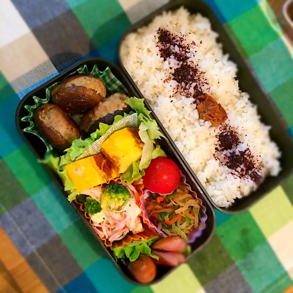 しいたけの肉詰め弁当（ぱぱ弁当）|さやつんさん