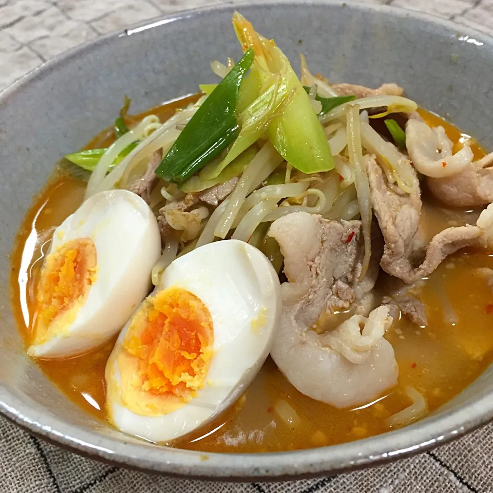 暑いけど、ラーメン  〜豚骨醤油〜|アッツさん