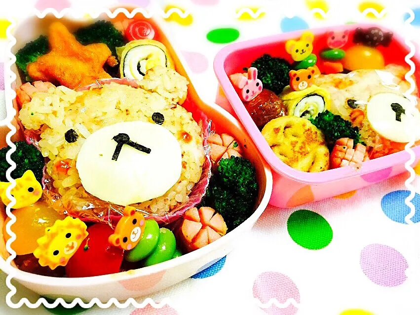 遠足弁当♡くまさん|まりえさん