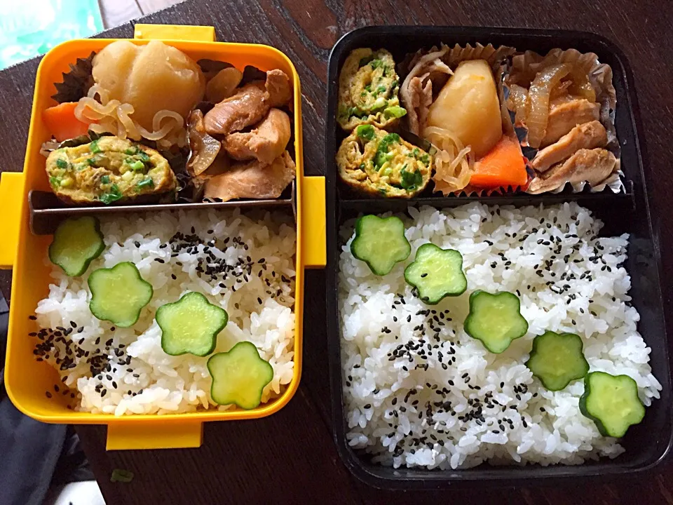 Snapdishの料理写真:7\3家族弁当|Yaeko Takedaさん