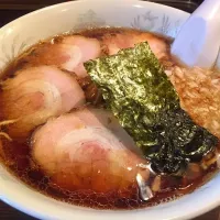 Snapdishの料理写真:居酒屋 あまのじゃく ちゃーしゅーめん特盛1000円|としおさん