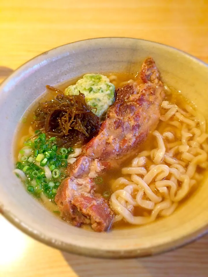 Snapdishの料理写真:ソーキすば(そば)首里製麺|morimi32さん