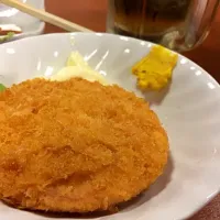 Snapdishの料理写真:上野たきおか  ハムカツ|Ozzyさん