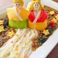 七夕カレーそうめん|ほしのさん