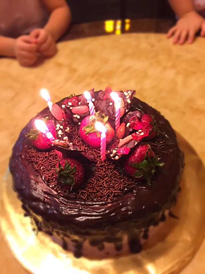 my second Black Forest Birthday Cake|Cranberries Cloriseさん