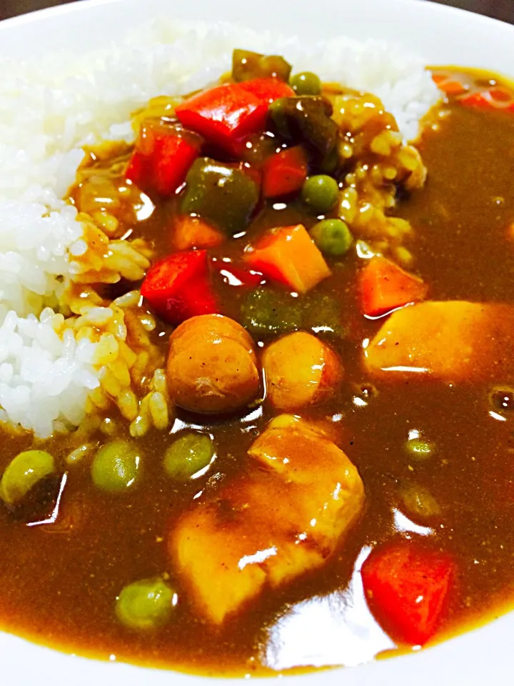 Snapdishの料理写真:野菜ごろごろカレー|Kanaeさん