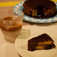 アイスカフェラテとにんじんケーキ|marishさん