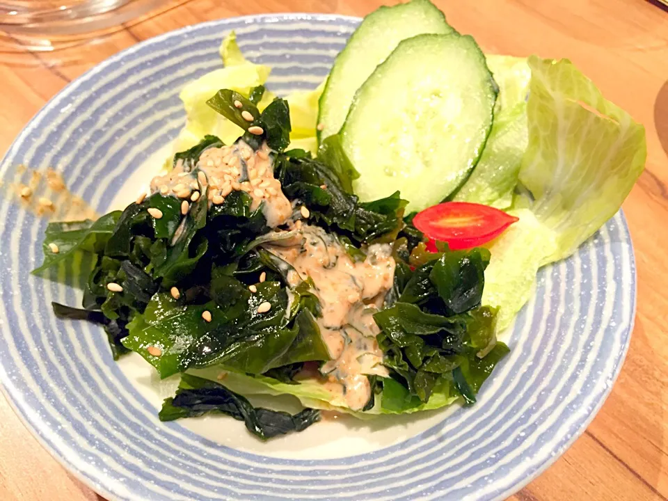 Seaweed salad with sesame dressing|Sky Blueさん