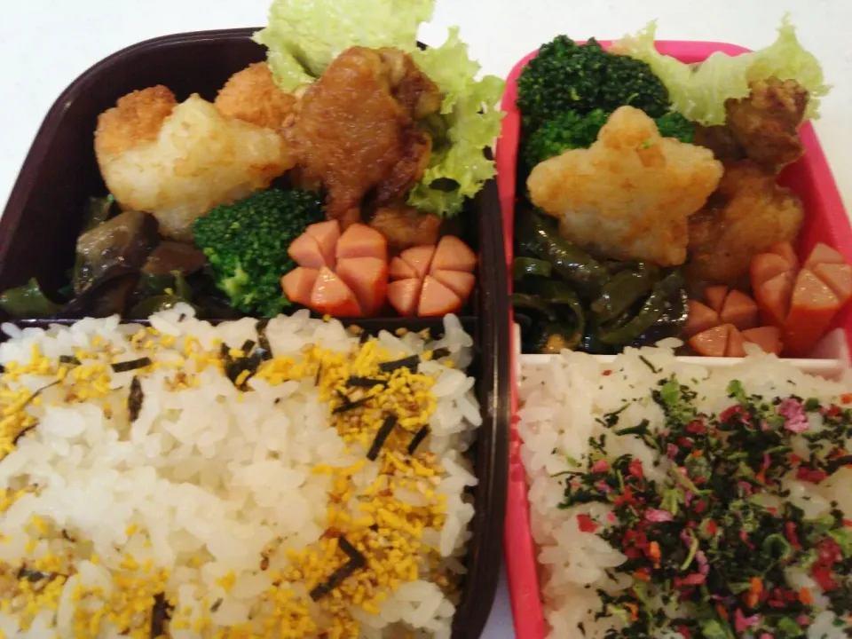 今日の長男弁当➰🍱と私お弁当🍱|Sayakaさん