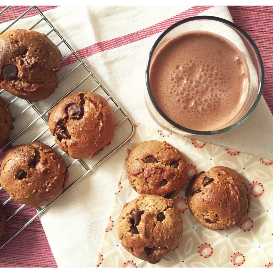 Almond-Butter Choc-Chips Cookies|Prisca Erさん