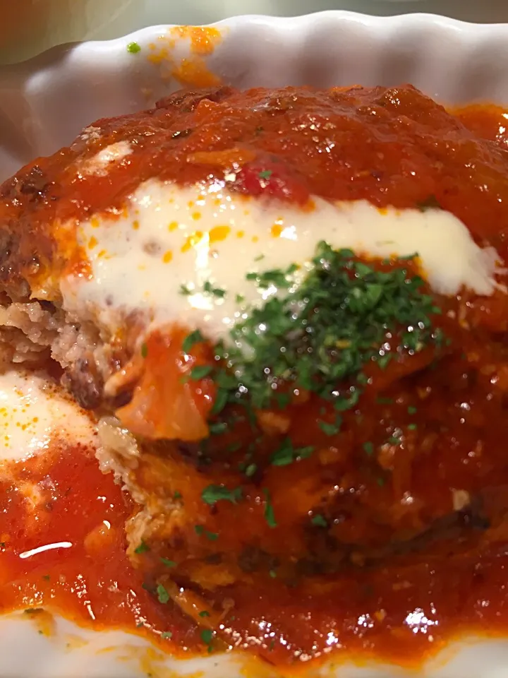 Hamburger stewed in tomato sauce|Mary Annさん