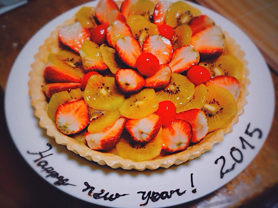 Strawberry&kiwi fruit tart|Vanessa Hasebeさん