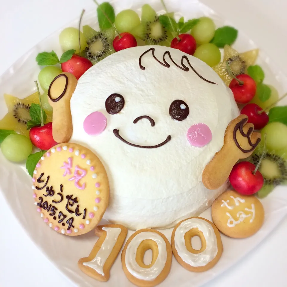 ＊お食い初め＊ 100日ケーキ|Sweet*Roomさん