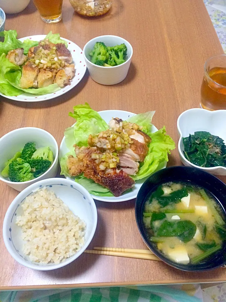 油淋鶏定食|れいなさん