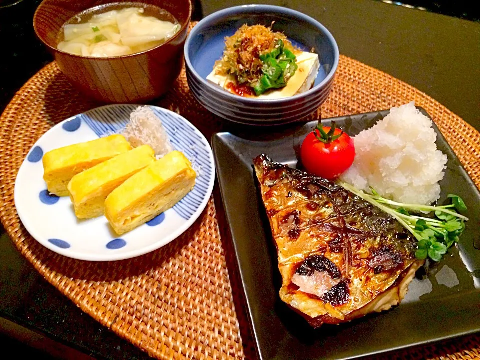 焼き鯖定食♪|Nonさん