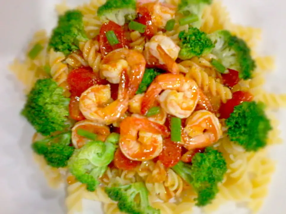 Shrimp Pasta w/ Broccoli ⊙ ♡♡♡|🌼 Pooja's Kitchenette 🌼さん