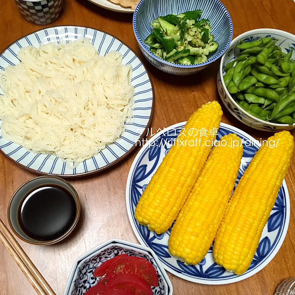 Snapdishの料理写真:夕食の献立2015.6.16|門乃ケルコさん