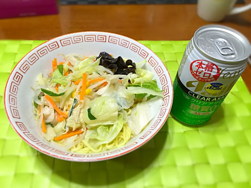 冷やしタンメン🍜🍺|マニラ男さん