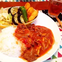 Snapdishの料理写真:プルコギカレー|Akiko Hatanoさん