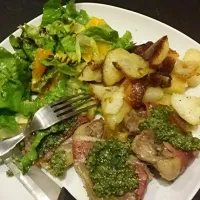 slow cooked lamb with a basil pesto|nicky mclarenさん