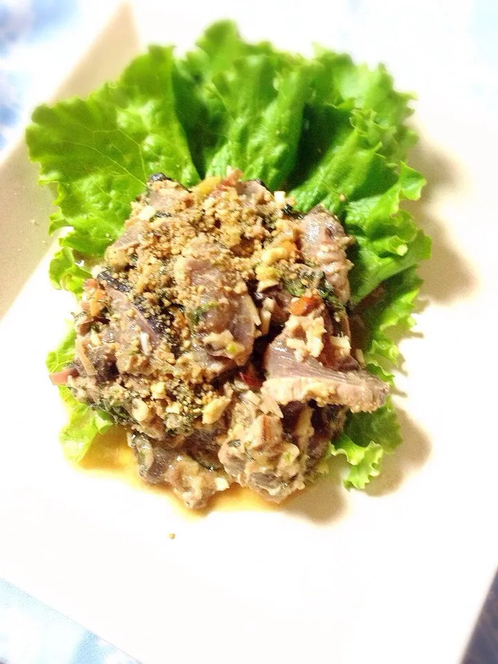 やよさんの料理 ネギ塩タレの鰹たたき和え|じゅんけさん