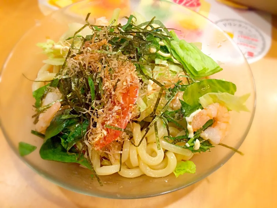 Snapdishの料理写真:サラダうどん|ぴぃcookさん