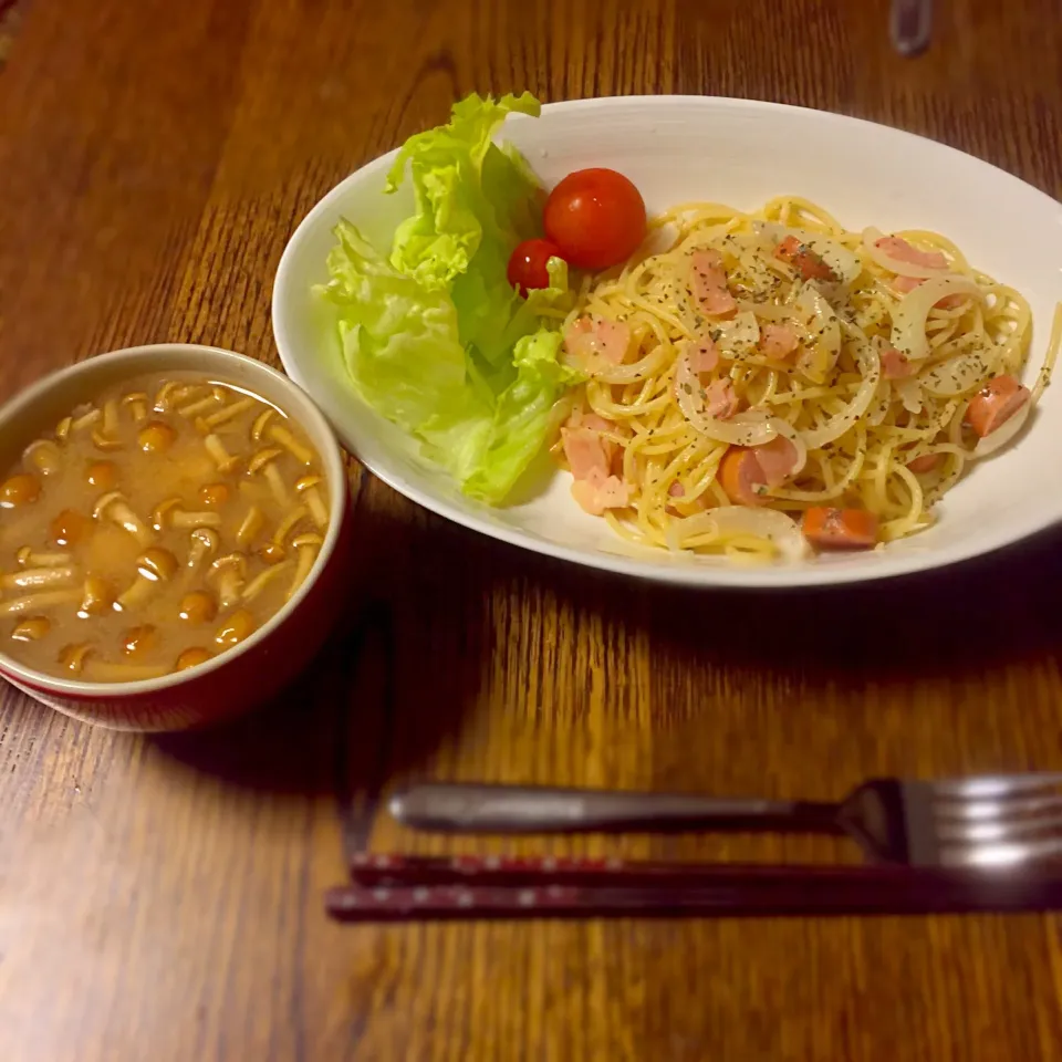 アンチョビとスパイスパスタ|runさん