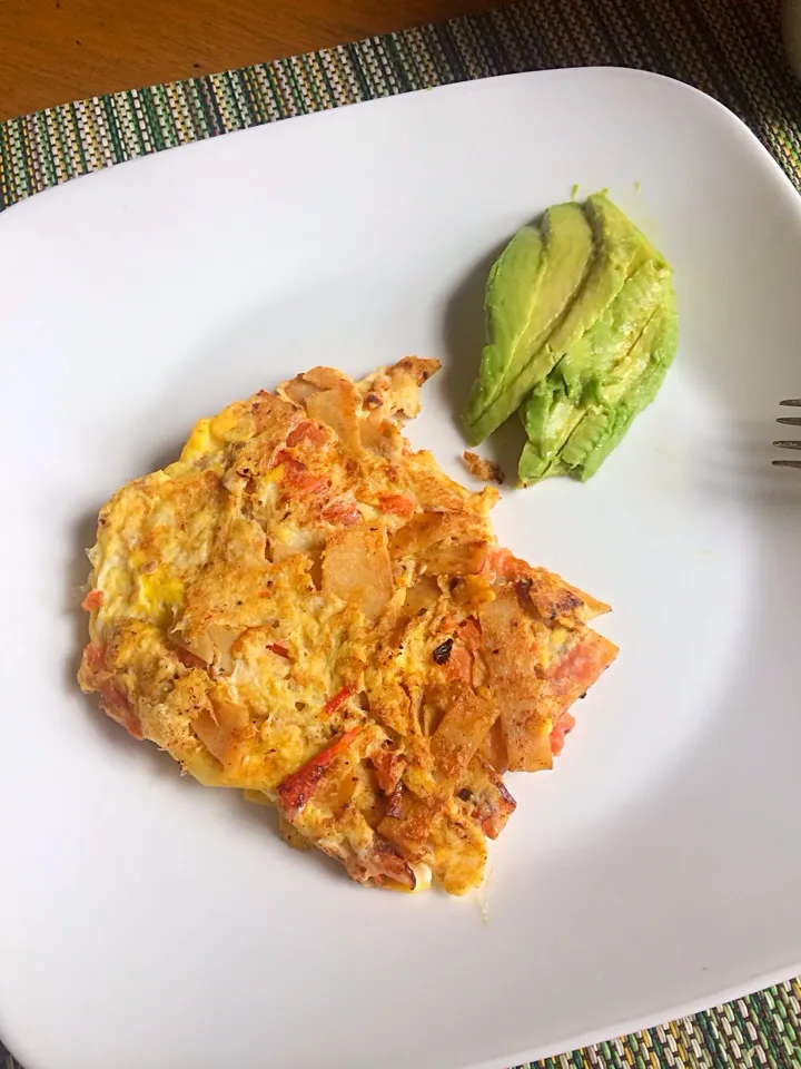 Migas con huevo y tomate|Luisa Martinezさん